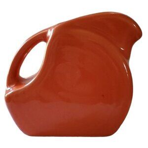 Fiestaware Fiesta CERAMIC Pitcher Mini Disk Poppy Orange DISH CONTAINER